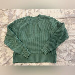 Joe Fresh Textured Teal Sweater